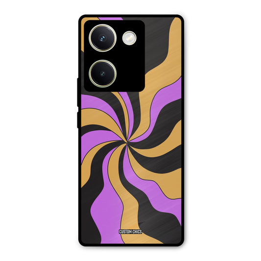 Wavy Stripes Vivo Y200 Pro Mobile Back Cover - Aesthetic PrintShield Case