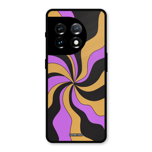Wavy Stripes OnePlus 11 Mobile Back Cover - Aesthetic PrintShield Case