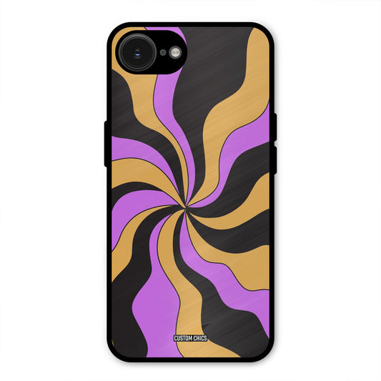 Wavy Stripes iPhone 16e Mobile Back Cover - Aesthetic PrintShield Case