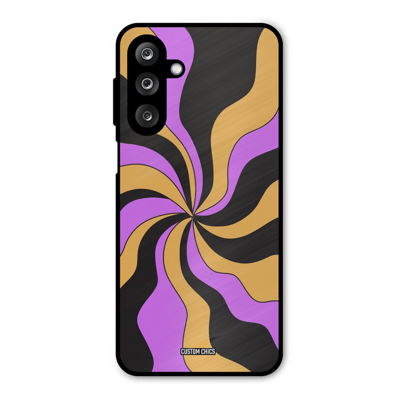 Wavy Stripes Samsung Galaxy M36 Mobile Back Cover - Aesthetic PrintShield Case