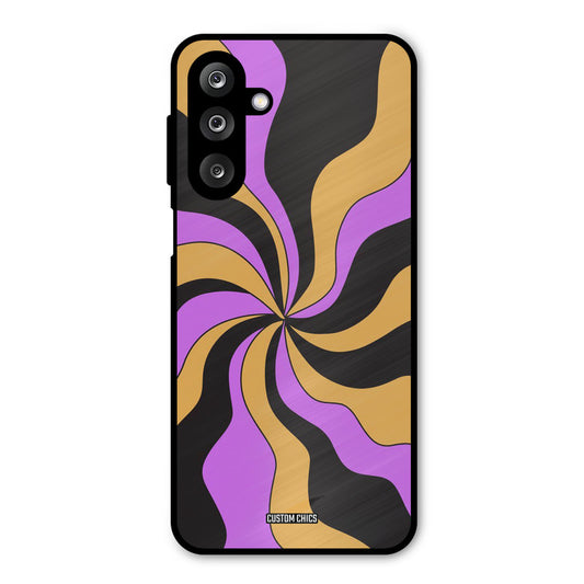Wavy Stripes Samsung Galaxy M36 Mobile Back Cover - Aesthetic PrintShield Case