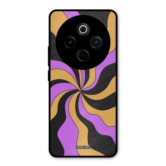 Wavy Stripes iQoo Z10 Mobile Back Cover - Aesthetic PrintShield Case