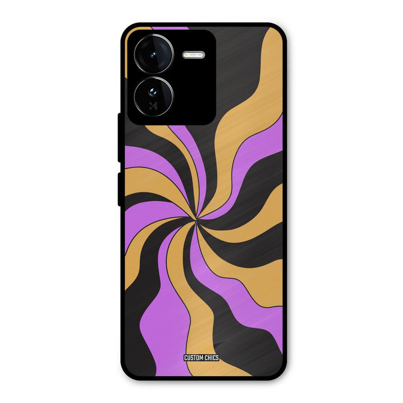 Wavy Stripes iQOO Z9 Mobile Back Cover - Aesthetic PrintShield Case