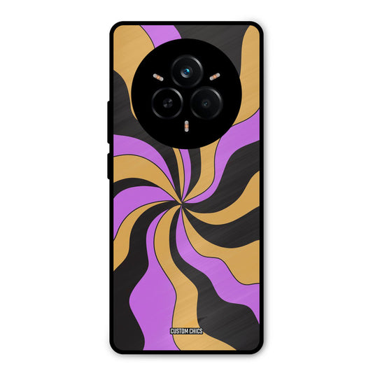 Wavy Stripes Realme 14 Pro Plus Mobile Back Cover - Aesthetic PrintShield Case
