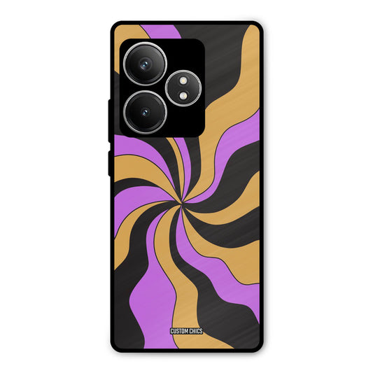 Wavy Stripes Realme GT 6T Mobile Back Cover - Aesthetic PrintShield Case