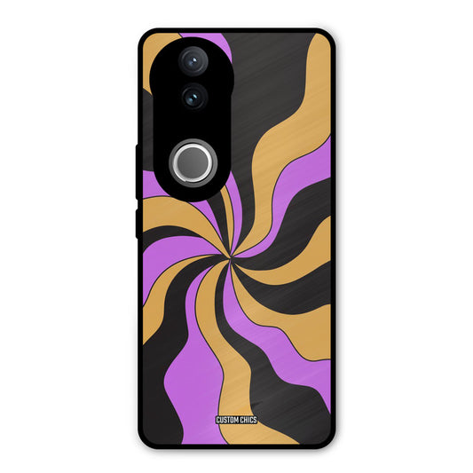 Wavy Stripes Vivo V50 Mobile Back Cover - Aesthetic PrintShield Case