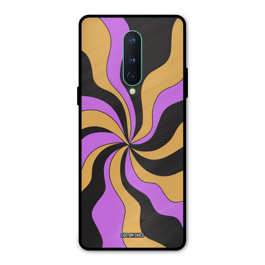 Wavy Stripes Oneplus 8 Mobile Back Cover - Aesthetic PrintShield Case