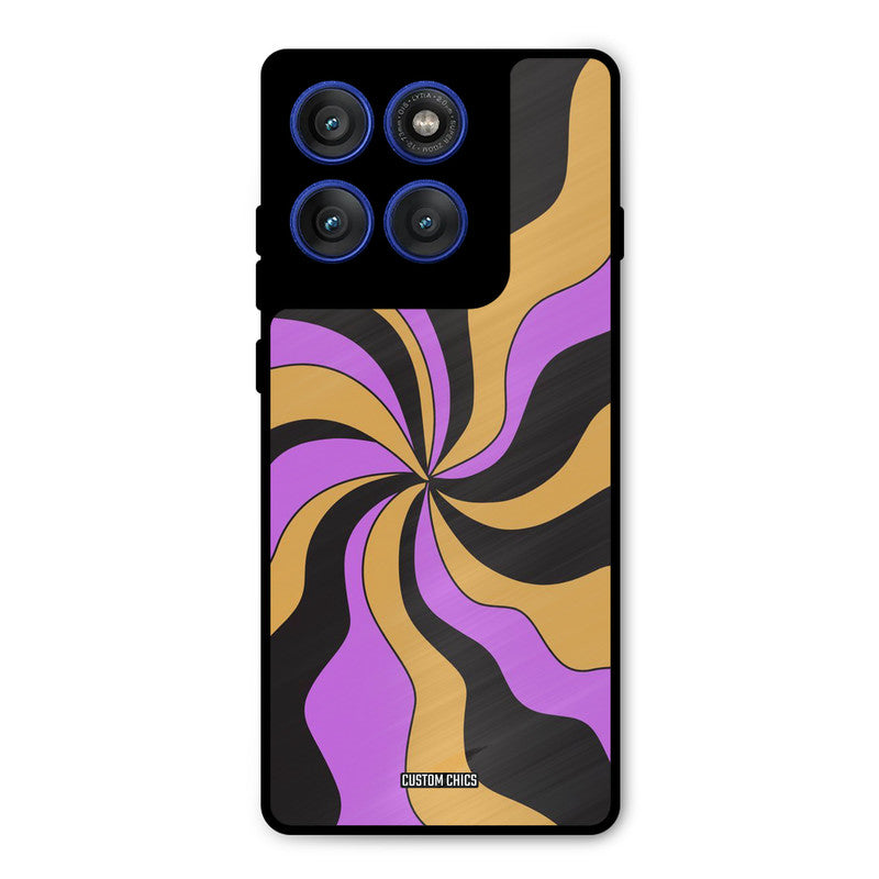 Wavy Stripes Motorola Edge 60 Pro Mobile Back Cover - Aesthetic PrintShield Case