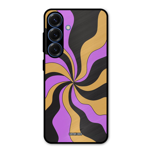 Wavy Stripes Samsung Galaxy S25 Mobile Back Cover - Aesthetic PrintShield Case