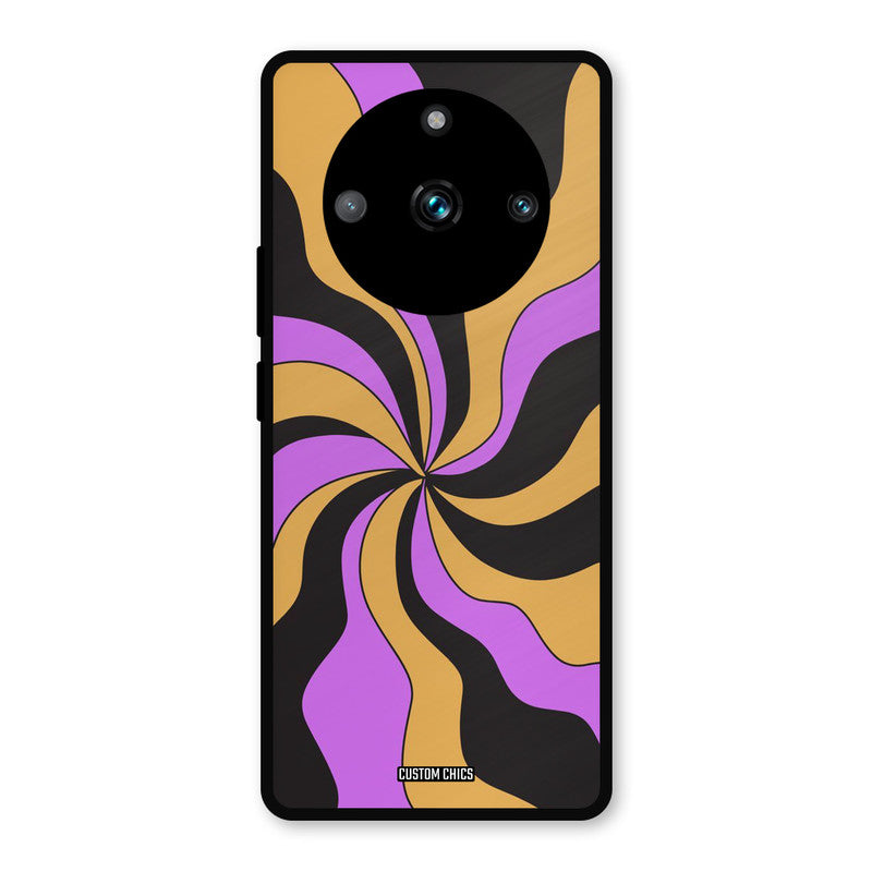 Wavy Stripes Realme 11 Pro Plus Mobile Back Cover - Aesthetic PrintShield Case