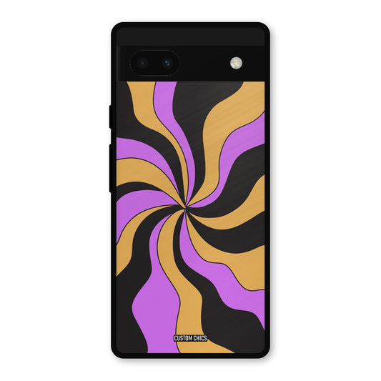 Wavy Stripes Google Pixel 6a Mobile Back Cover - Aesthetic PrintShield Case