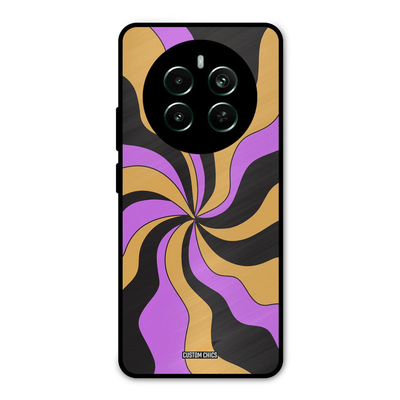 Wavy Stripes Realme 12 Plus Mobile Back Cover - Aesthetic PrintShield Case