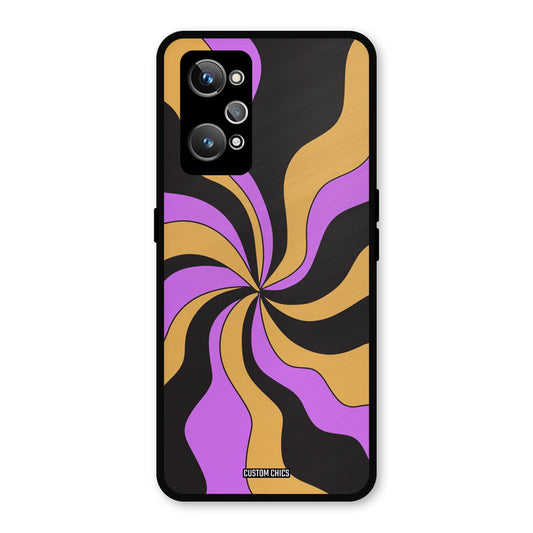 Wavy Stripes Realme GT 2 Mobile Back Cover - Aesthetic PrintShield Case