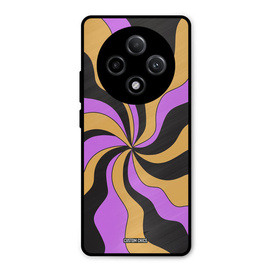 Wavy Stripes Oppo F27 Pro Plus 5G Mobile Back Cover - Aesthetic PrintShield Case