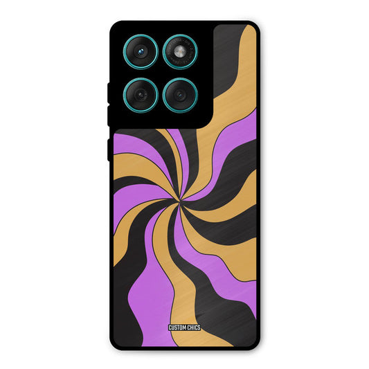 Wavy Stripes Motorola Edge 60 Mobile Back Cover - Aesthetic PrintShield Case