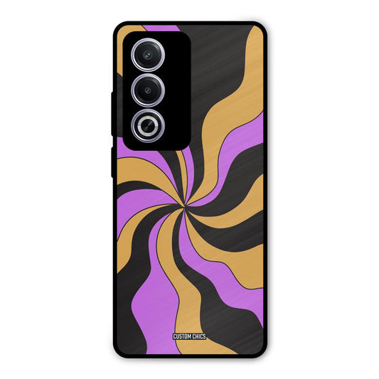Wavy Stripes Oppo K12x Mobile Back Cover - Aesthetic PrintShield Case