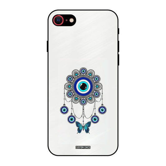 White Dream iPhone SE 2020 Mobile Back Cover - Aesthetic PrintShield Case