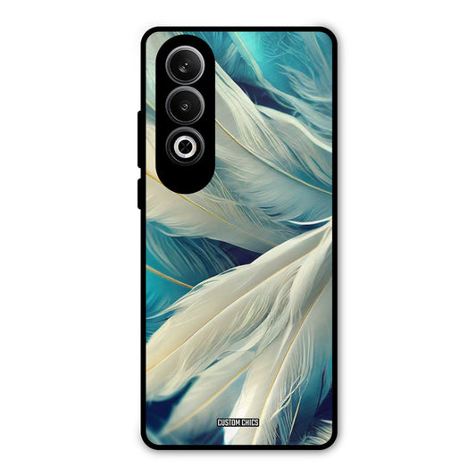 White Feather OnePlus Nord CE4 Mobile Back Cover - Aesthetic PrintShield Case