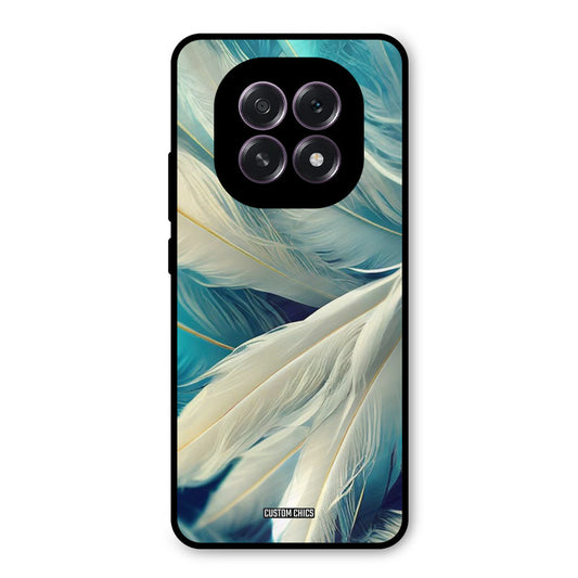 White Feather Oppo F29 Mobile Back Cover - Aesthetic PrintShield Case