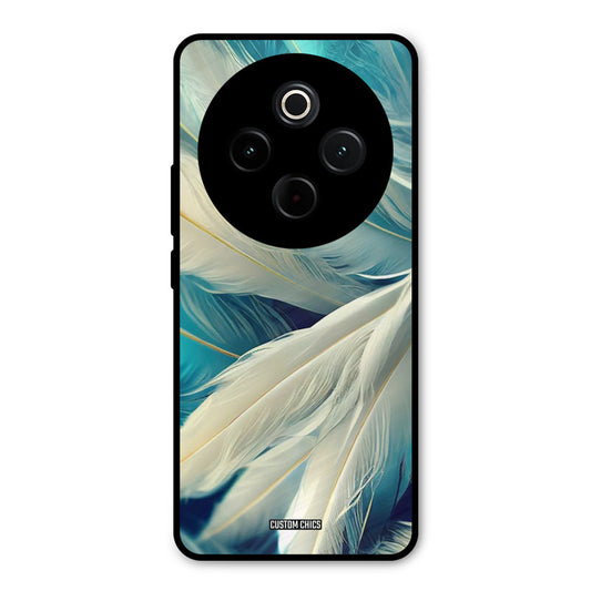 White Feather iQoo Z10 Mobile Back Cover - Aesthetic PrintShield Case