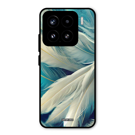White Feather Xiaomi 15 5G Mobile Back Cover - Aesthetic PrintShield Case