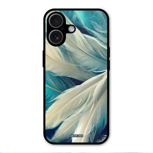 White Feather iPhone 17 Mobile Back Cover - Aesthetic PrintShield Case
