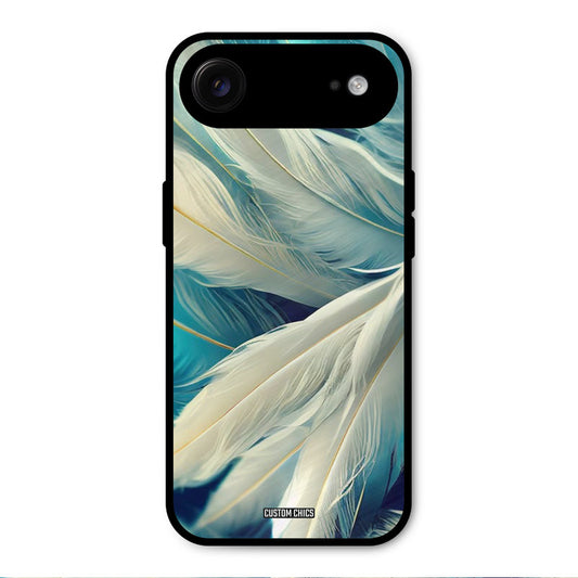 White Feather iPhone Air Mobile Back Cover - Aesthetic PrintShield Case