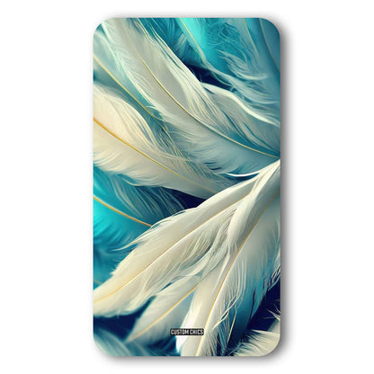 White Feather Case – Premium PrintShield Mobile Cover
