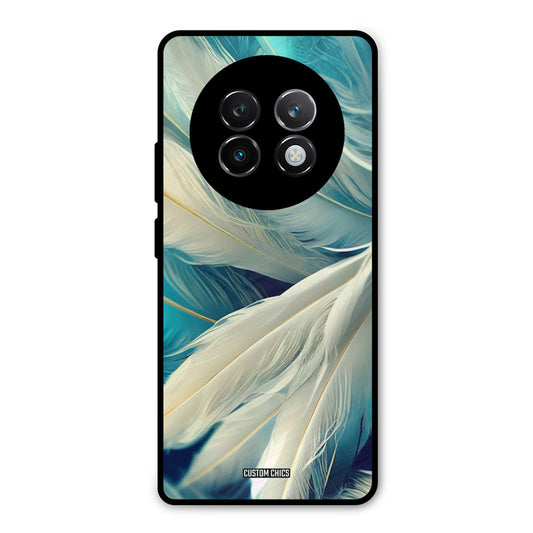 White Feather Realme 13 Plus Mobile Back Cover - Aesthetic PrintShield Case