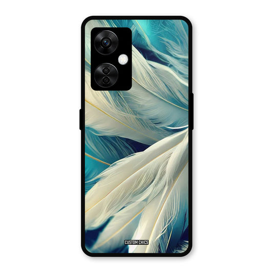White Feather OnePlus Nord CE 3 Lite Mobile Back Cover - Aesthetic PrintShield Case