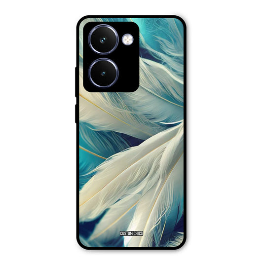 White Feather Realme P3 Ultra Mobile Back Cover - Aesthetic PrintShield Case