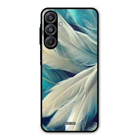 White Feather Samsung Galaxy A16 5G Mobile Back Cover - Aesthetic PrintShield Case