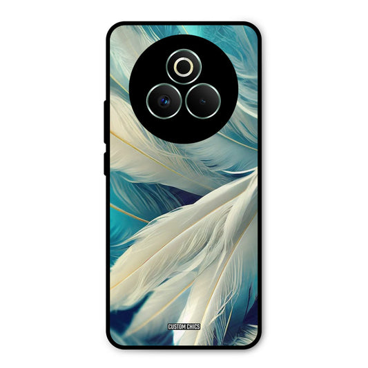 White Feather Realme P3 Pro 5G Mobile Back Cover - Aesthetic PrintShield Case