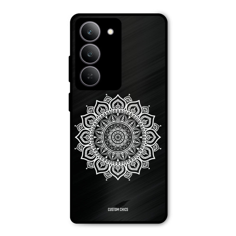 White Mandala Art Realme 14x Mobile Back Cover - Aesthetic PrintShield Case