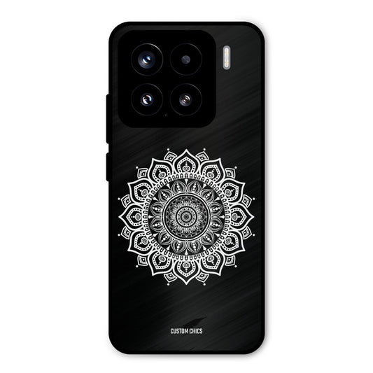 White Mandala Art Xiaomi 15 5G Mobile Back Cover - Aesthetic PrintShield Case