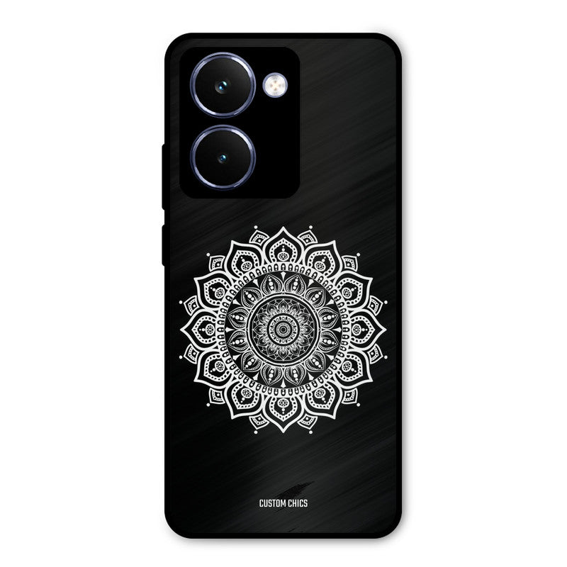 White Mandala Art Realme P3 Ultra Mobile Back Cover - Aesthetic PrintShield Case