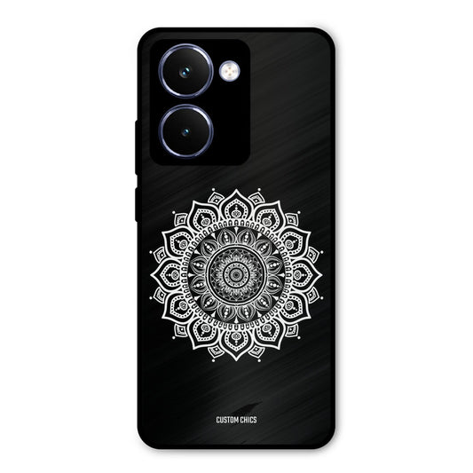 White Mandala Art Realme P3 Ultra Mobile Back Cover - Aesthetic PrintShield Case