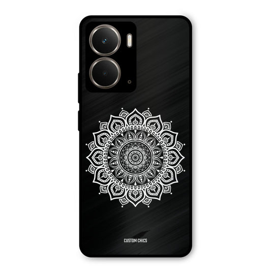 White Mandala Art Realme P3 Mobile Back Cover - Aesthetic PrintShield Case