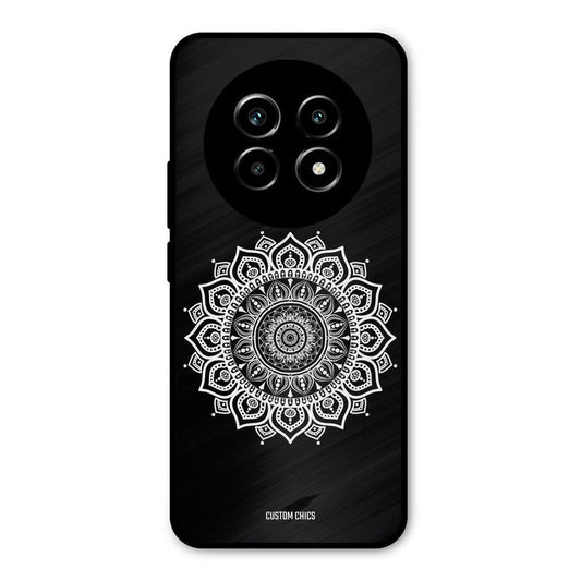 White Mandala Art Realme 14 Pro lite Mobile Back Cover - Aesthetic PrintShield Case