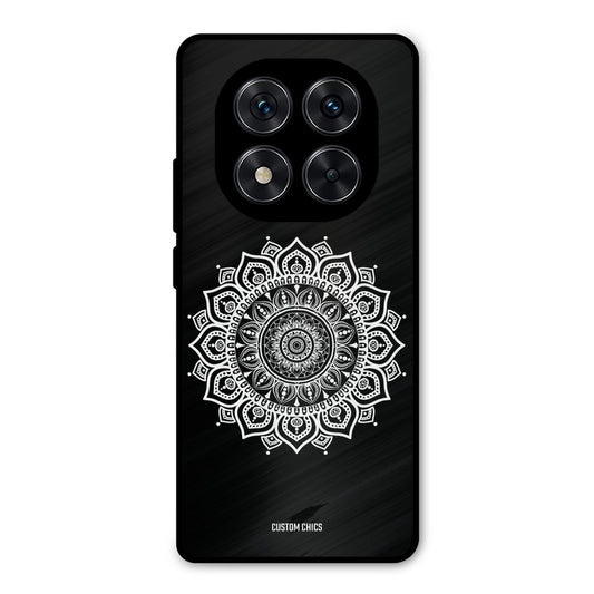 White Mandala Art Redmi Note 14 Pro Mobile Back Cover - Aesthetic PrintShield Case