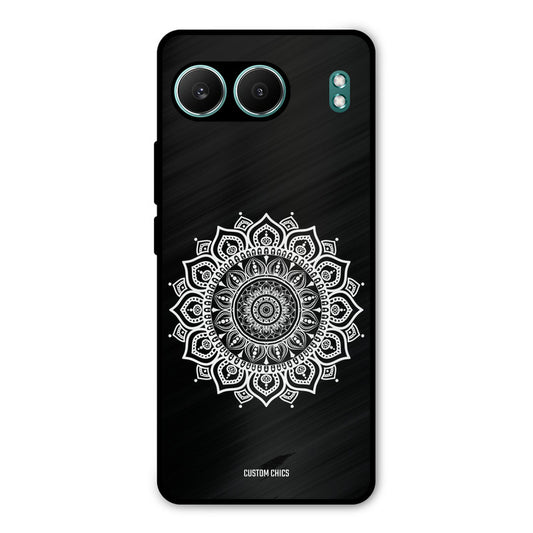 White Mandala Art OnePlus Nord 4 Mobile Back Cover - Aesthetic PrintShield Case