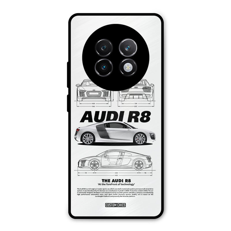 White Supercar Realme 13 Plus Mobile Back Cover - Car&Bike PrintShield Case