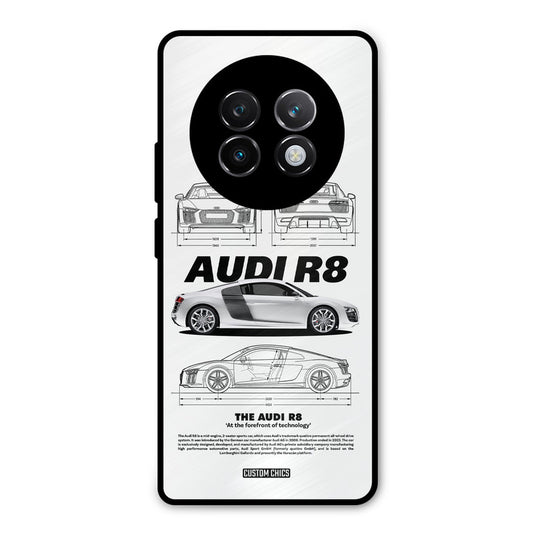 White Supercar Realme 13 Plus Mobile Back Cover - Car&Bike PrintShield Case