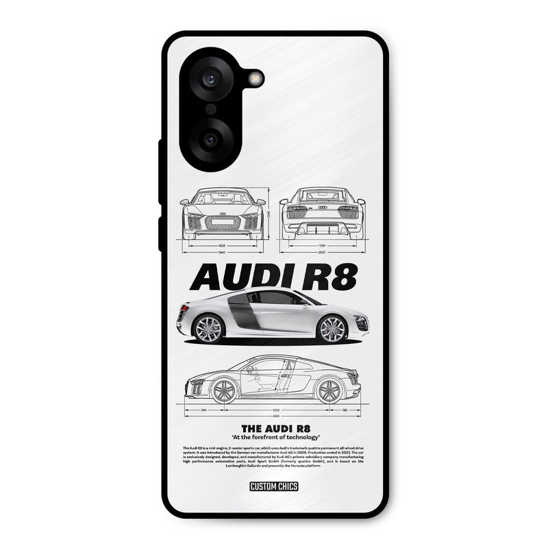 White Supercar Oneplus Nord CE5 Mobile Back Cover - Car&Bike PrintShield Case