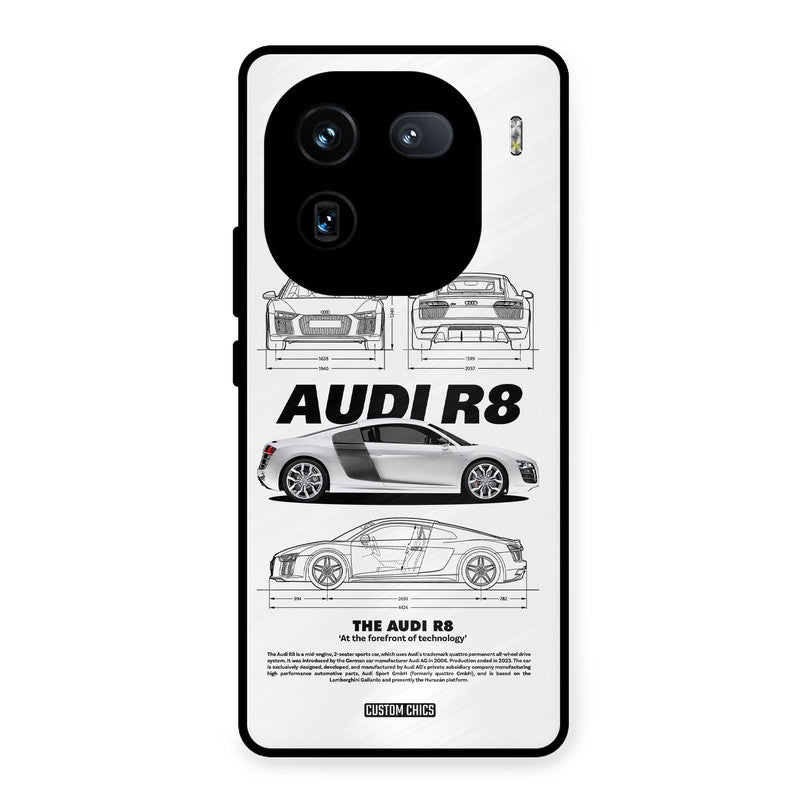 White Supercar iQOO 12 Mobile Back Cover - Car&Bike PrintShield Case