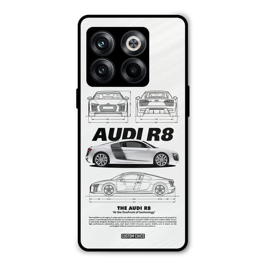 White Supercar Oneplus 10T Mobile Back Cover - Car&Bike PrintShield Case