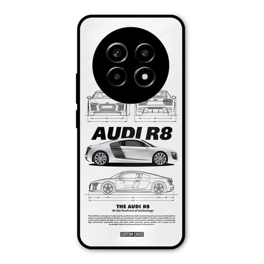 White Supercar Realme 14 Pro lite Mobile Back Cover - Car&Bike PrintShield Case