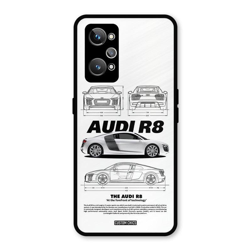 White Supercar Realme GT Neo 2 Mobile Back Cover - Car&Bike PrintShield Case