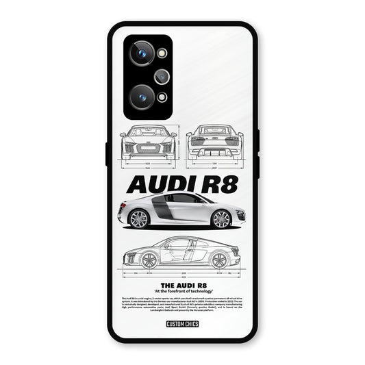White Supercar Realme GT Neo 2 Mobile Back Cover - Car&Bike PrintShield Case