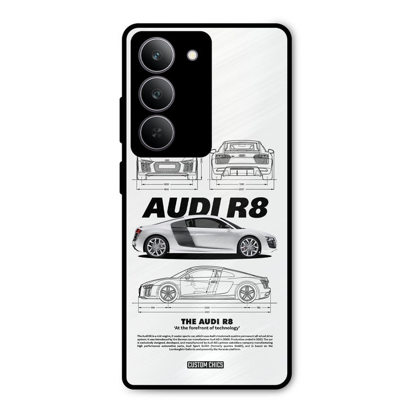 White Supercar Realme 14x Mobile Back Cover - Car&Bike PrintShield Case